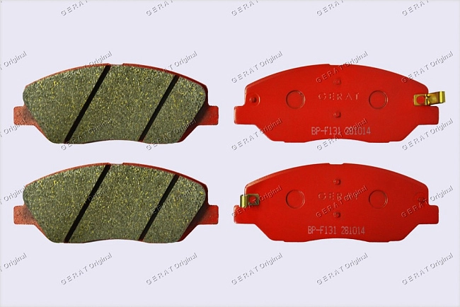 картинка Передние тормозные колодки Gerat BP-F131 (Hyundai Santa Fe/ 
Kia Sorento) магазин  StreetTuning 