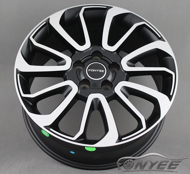 картинка Новые диски Range Rover Autobiography Wheels HSE Sport R21 5x120 ET49 J9,5 черный мат + серебро магазин  StreetTuning 
