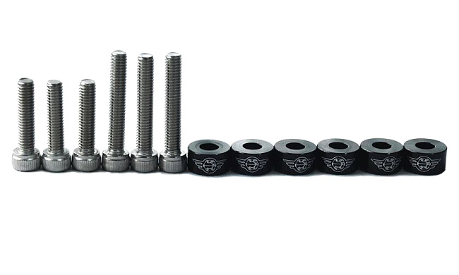 картинка Болты Epman для VTEC соленоида на Honda 6 шт, черные магазин  StreetTuning 