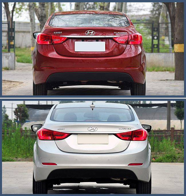 картинка Задние фары для Hyundai Elantra 2010-2015 магазин  StreetTuning 