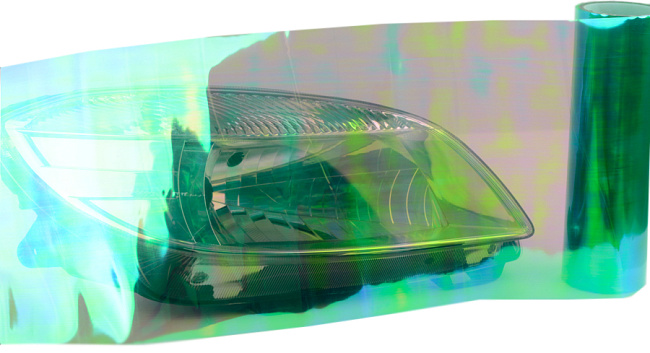 картинка Тонировка для фар хамелеон, зеленого цвета магазин  StreetTuning 