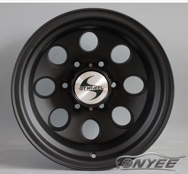 картинка Новые диски GT wheels style 2 R16 6x139,7 ET-38 J10 черный мат магазин  StreetTuning 