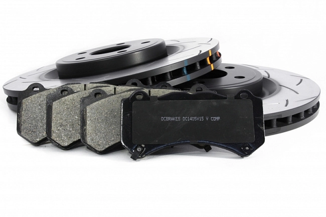 картинка КОМПЛЕКТ ПЕРЕД. Тормозные диски DBA 42632S T3+колодки DC brakes STR.S JEEP GRAND CHEROKEE SRT8 09-> магазин  StreetTuning 