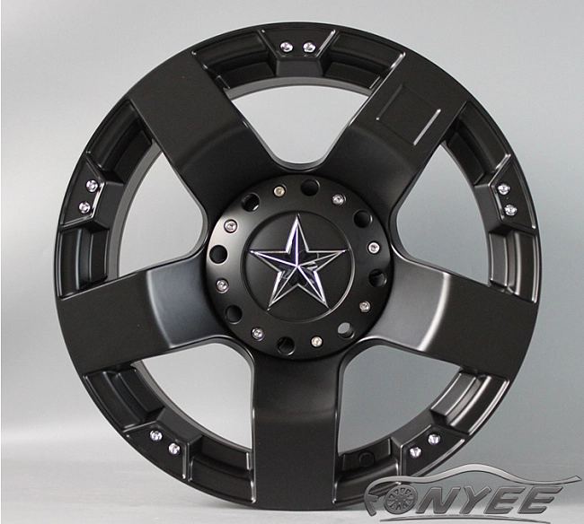 картинка Новые диски KMC XD series Rockstar 1 R16 6X139,7 ET0 J8 черный мат магазин  StreetTuning 