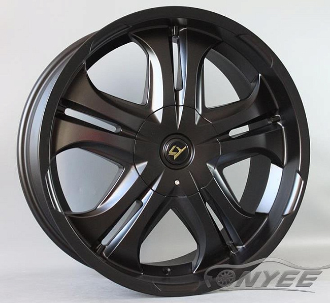 картинка Новые диски LY wheels R20 6х139,7 ET30 J8,5 черный мат магазин  StreetTuning 