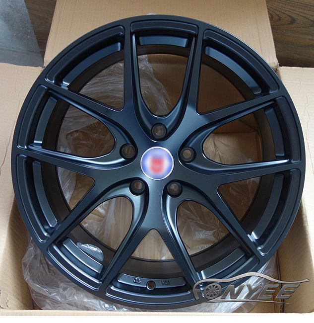 картинка Новые диски HRE P101 R17 5x112 ET35 J7,5 черные матовые магазин  StreetTuning 