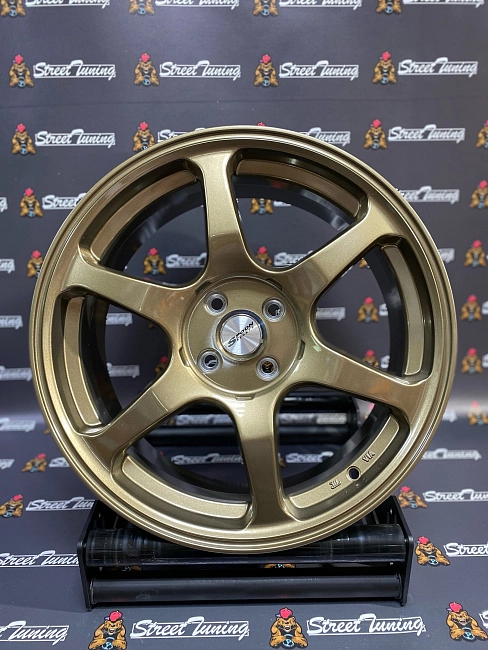 картинка Новые диски RAYS Volk Racing R17 J7.5 ET40 4x100 Satin Bronze магазин  StreetTuning 