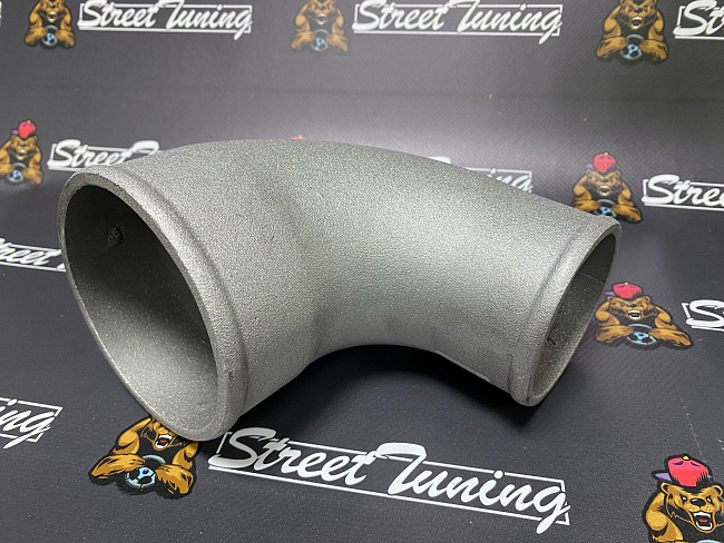 картинка Отвод алюминиевый приварной 90 гр 89 - 102 мм магазин  StreetTuning 