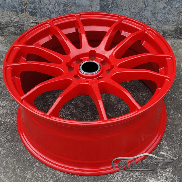 картинка Новые диски RAYS Gram Lights 57 Xtreme R17 4x114,3-4x100 ET38 J7,5 красные магазин  StreetTuning 