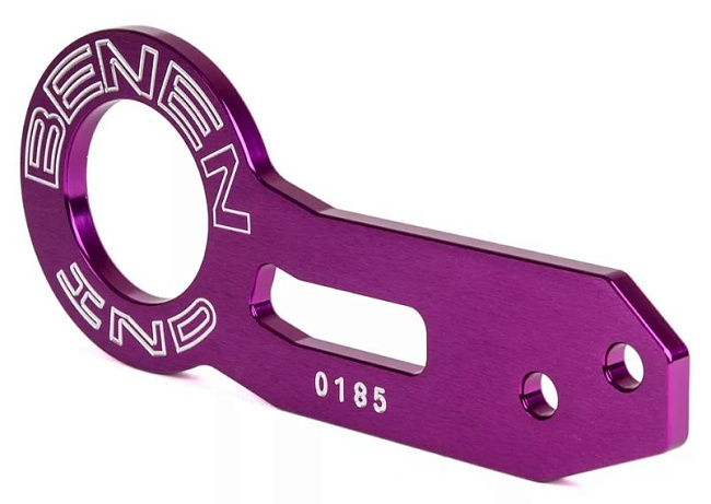 картинка Буксировочная петля Benen фиолетовая, задняя магазин  StreetTuning 