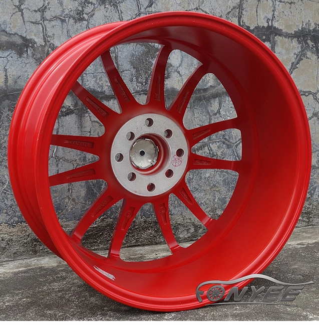 картинка Новые диски RAYS Gram Lights 57 Xtreme R17 4x114,3-4x100 ET38 J7,5 красные магазин  StreetTuning 