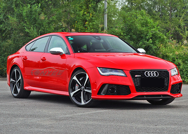 картинка Новые диски Audi RS 7 R20 5x112 ET30 J9 серебро + черный глянец магазин  StreetTuning 