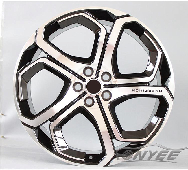 картинка Новые диски Overfinch R20 5x120 ET45 J9,5 черные с серебром магазин  StreetTuning 