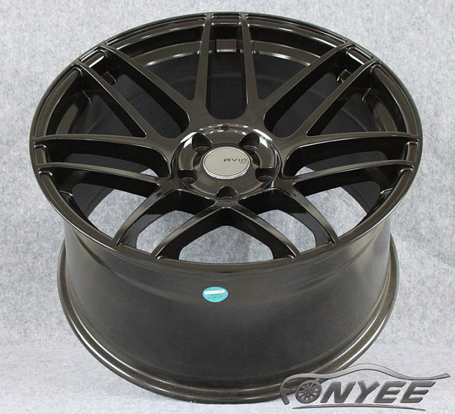 картинка Новые диски CURVA C300 R22 5х112 ET30 J9 черный глянец магазин  StreetTuning 