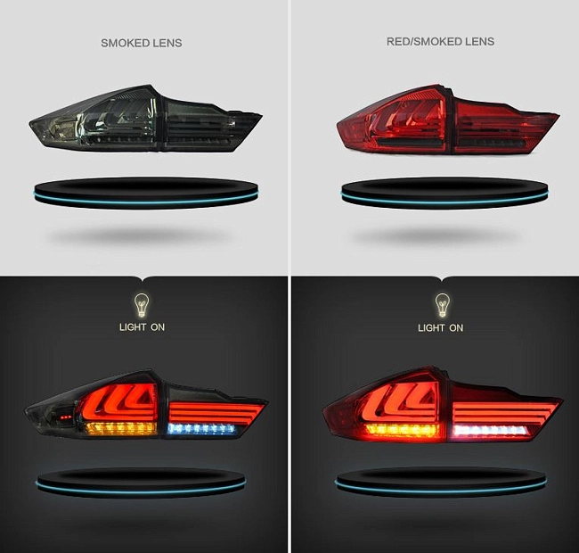 картинка Задние фары для Honda City 2014-2017 г вариант 1 магазин  StreetTuning 