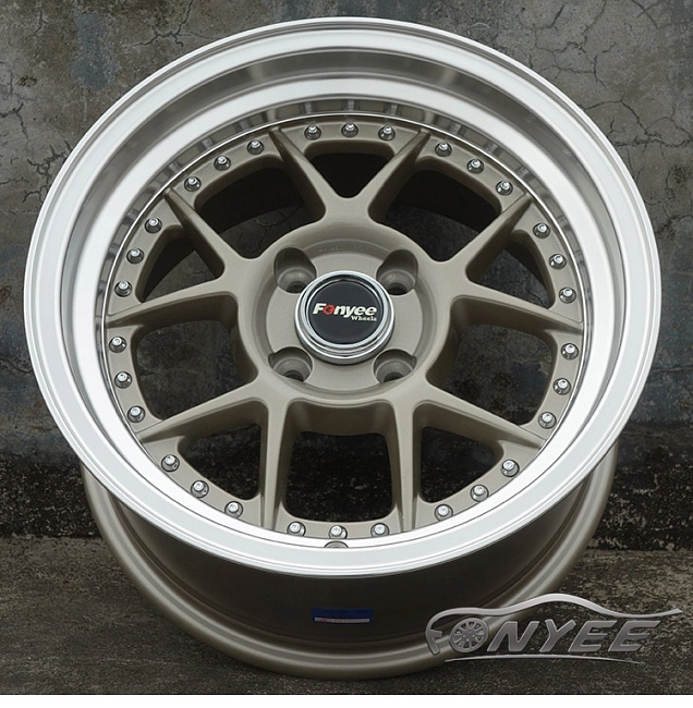 картинка Новые диски Fonyee R15 4x100 ET15 J8 серый + полированная полка магазин  StreetTuning 