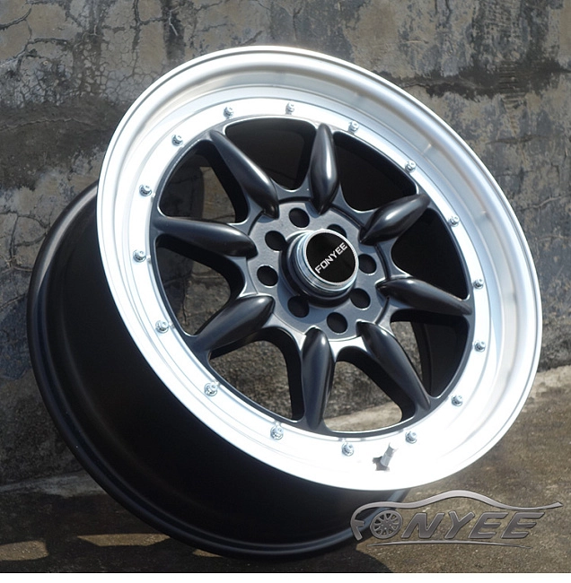 картинка Новые диски Fonyee R17 4x100-4x114,3 ET35 J7,5 черные магазин  StreetTuning 