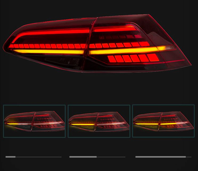 картинка Задние LED фары для Volkswagen GOLF7 2013 - н.в. магазин  StreetTuning 