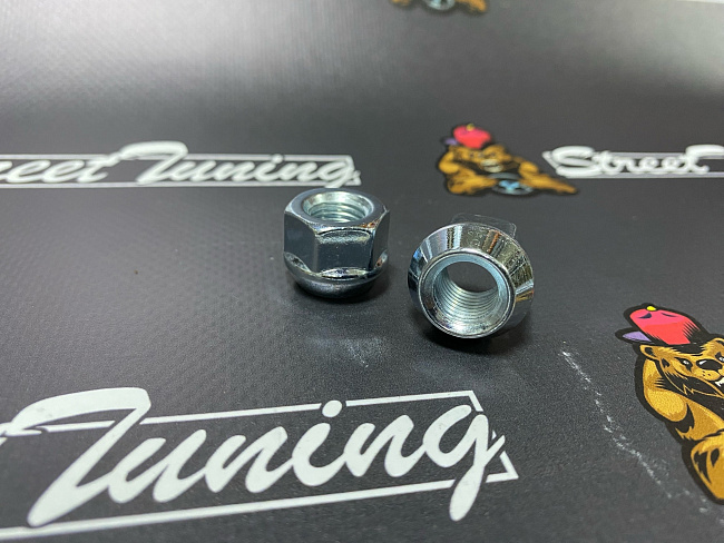 картинка Гайка Starleks M14x1.5, конус, высота 17 мм, ключ 19 мм,открытая магазин  StreetTuning 