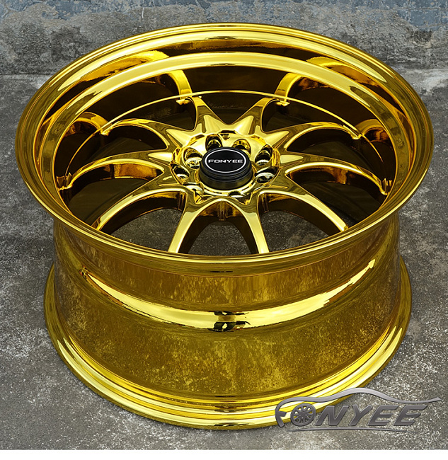 картинка Новые диски Rays CE28 R18 5x100-5x114,3 ET22 J10,5 золотой хром магазин  StreetTuning 