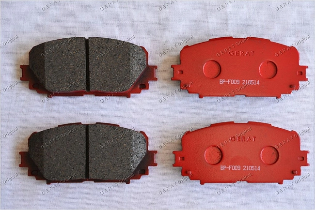картинка Передние тормозные колодки Gerat BP-F009 (Toyota Vitz, Yaris) магазин  StreetTuning 