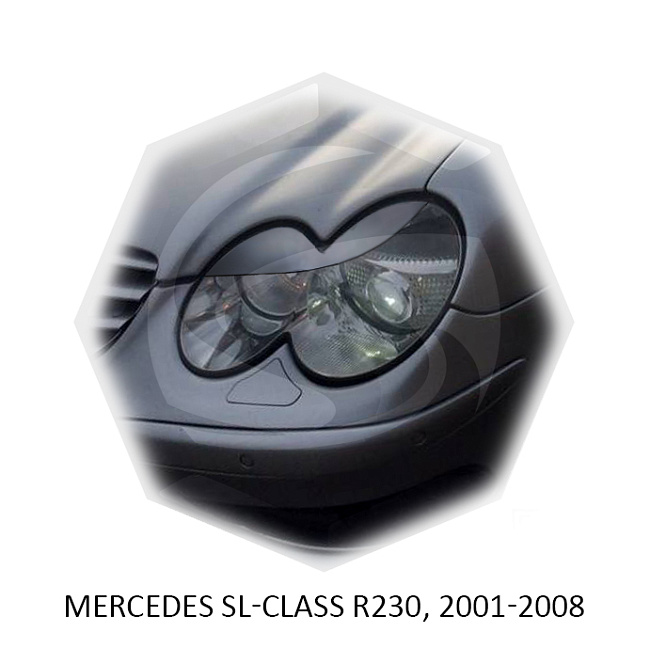 картинка Реснички на фары для  MERCEDES SL-class R230 2001-2008г магазин  StreetTuning 