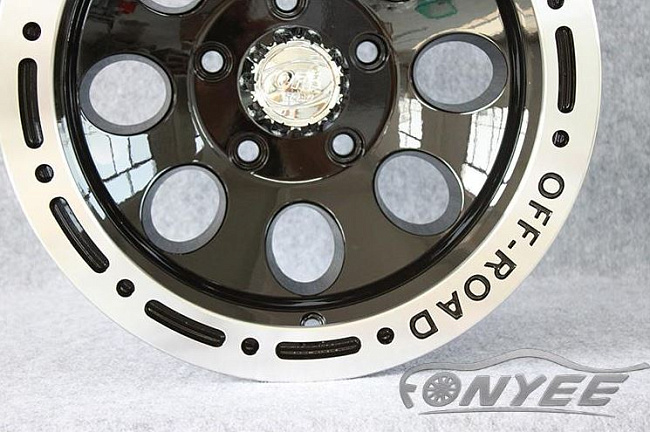 картинка Новые диски OFF-ROAD R17 5X127 ET0 J9 черные + серебро магазин  StreetTuning 