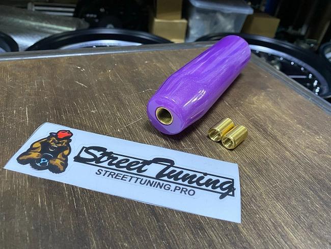 картинка Ручка КПП, цилиндр JDM 15 см, фиолетовая магазин  StreetTuning 