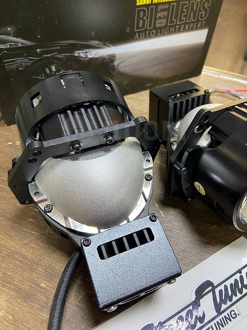 картинка Светодиодные линзы Sanvi А11 MAX, 3 дюйма магазин  StreetTuning 