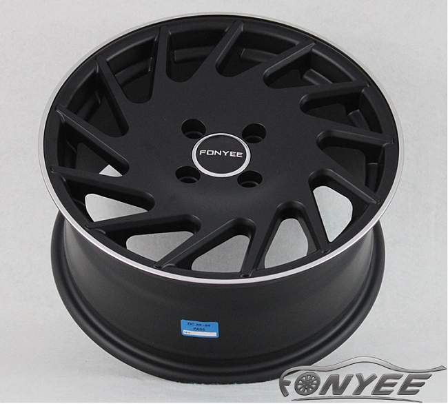картинка Новые диски Vossen VLE1-L Replica R15 4X100 ET35 J7 черный мат + серебро магазин  StreetTuning 