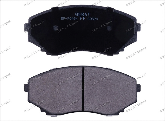 картинка Передние тормозные колодки Gerat BP-F045N (Mazda Bongo Brawny, Bongo Friendee, CX-7, CX-9, E2000, MPV, Titan) магазин  StreetTuning 