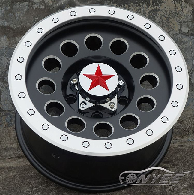 картинка Новые диски XD wheels R16 J8 ET0 5x139,7 черный мат + серебро магазин  StreetTuning 