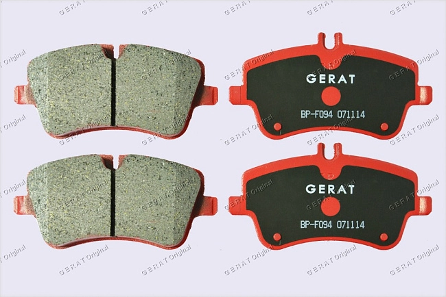 картинка Передние тормозные колодки Gerat BP-F094 (Mercedes-Benz C-Класс, CLK-Класс, SLK-Класс/
Volkswagen Passat) магазин  StreetTuning 