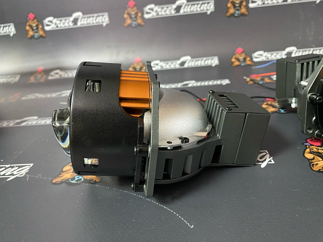 картинка Светодиодные линзы Sanvi A11 Max 3.0 с двойным лазером магазин  StreetTuning 