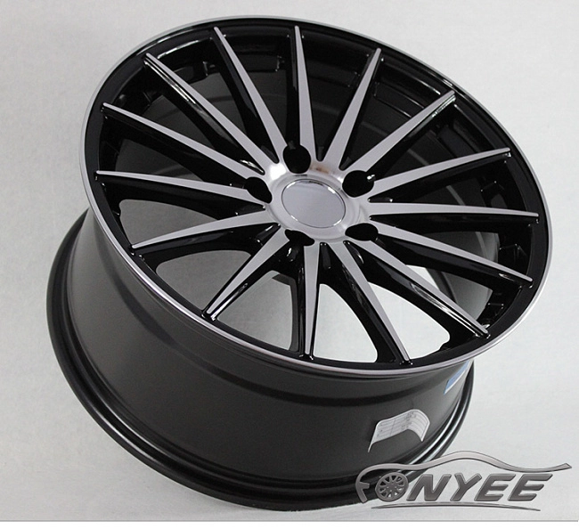 картинка Новые диски Vossen VFS2 Replica R19 5X114,3 ET40 J8,5 черный глянец + серебро магазин  StreetTuning 