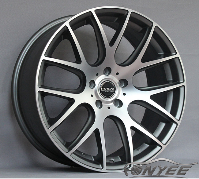 картинка Новые диски Styluz M537 R19 5х114,3 ET38 J9,5 серый + серебро магазин  StreetTuning 