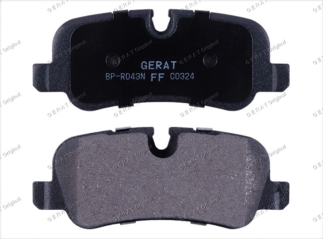 картинка Задние тормозные колодки Gerat BP-R043N (Land Rover Discovery, Range Rover, Range Rover Sport) магазин  StreetTuning 