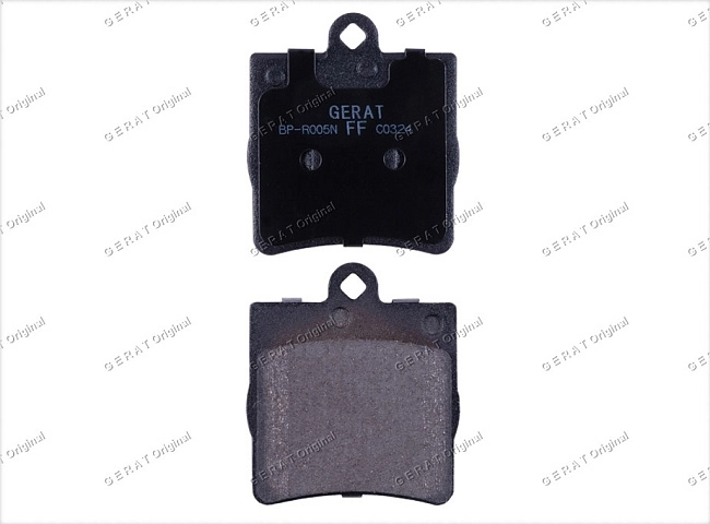 картинка Задние тормозные колодки Gerat BP-R005N (Chrysler Crossfire/
Mercedes-Benz C-Класс, CLC-Класс, CLK-Класс, E-Класс, SLK-Класс) магазин  StreetTuning 