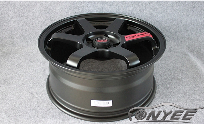 картинка Новые диски Rays TE37 R18 5X114,3 ET35 J9 черные матовые магазин  StreetTuning 