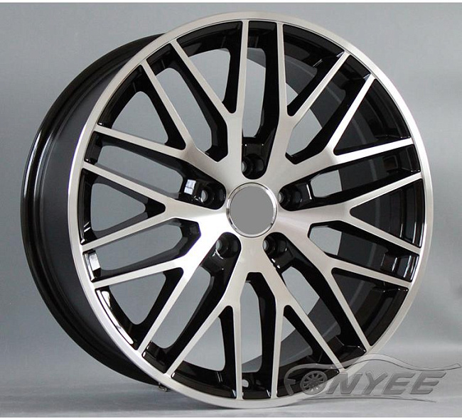 картинка Новые диски Audi Lege artis concept a517 R18 5x112 ET42 J8 черный + серебро магазин  StreetTuning 