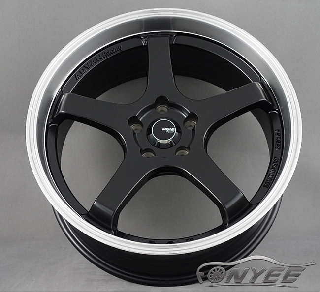 картинка Новые диски Advan GT R19 5x120 ET30 J8,5 черные магазин  StreetTuning 