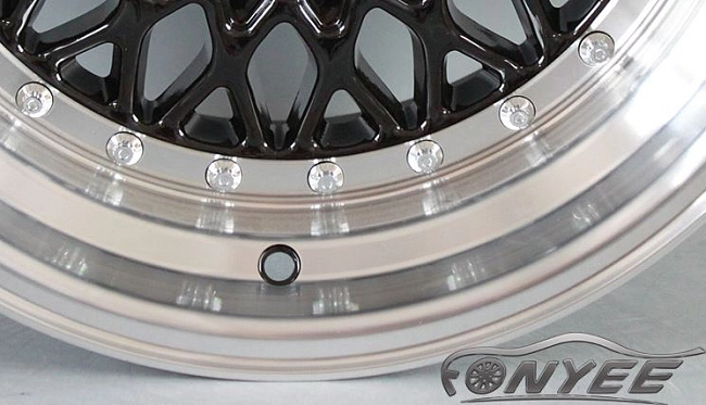 картинка Новые диски BBS RS R17 4X100/4X114,3 ET35 J7,5 черные + полированная полка магазин  StreetTuning 
