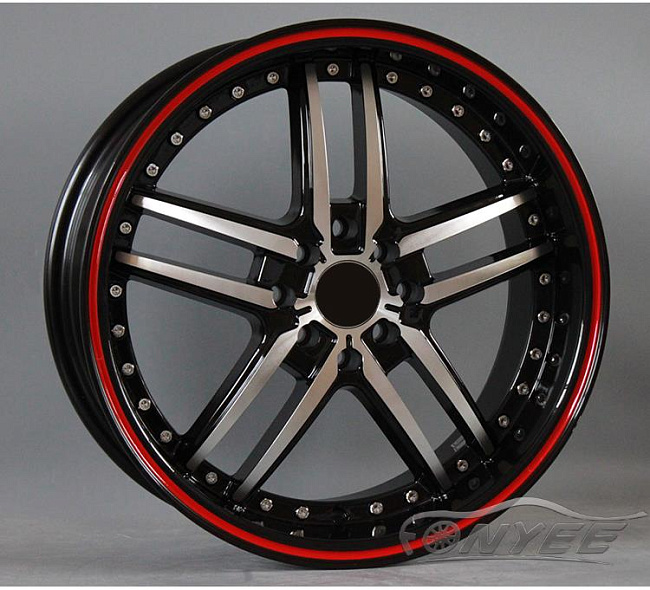 картинка Новые диски Fonyee модель 4 R17 4X100/4X114,3 ET38 J7,5 черный мат магазин  StreetTuning 