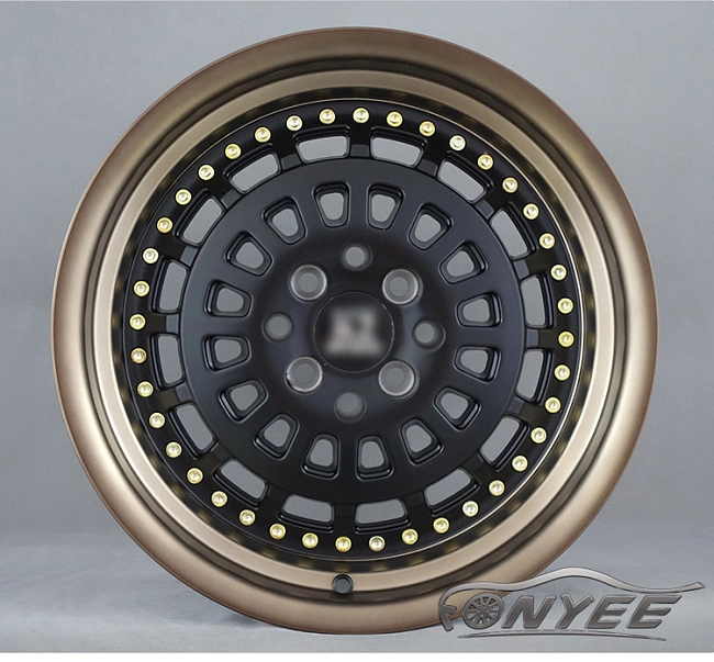 картинка Новые диски ESM 015 R16 4x100-114,3 ET21 J8 бронза + черный мат магазин  StreetTuning 