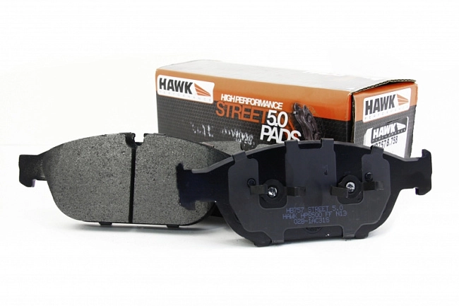 картинка Колодки тормозные HB757B.758 HAWK Street 5.0 перед Audi A6 4G2, C7, 4GC; A7 4GA, 4GF; Allroad 4GH; магазин  StreetTuning 