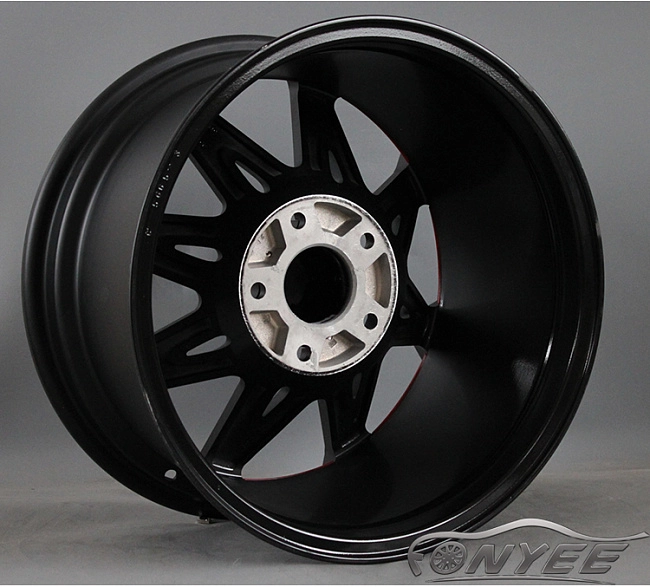 картинка Новые диски Formula R17 5x127 ET-12 J9 черный мат + красная оконтовка магазин  StreetTuning 