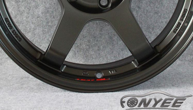 картинка Новые диски Rays TE37 R18 5X112 ET35 J9 черные матовые магазин  StreetTuning 