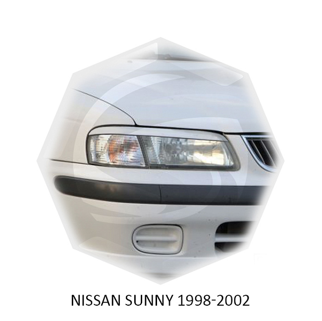 картинка Реснички на фары для  NISSAN SUNNY 1998-2002г магазин  StreetTuning 