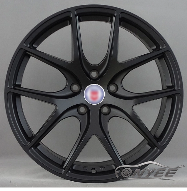 картинка Новые диски HRE P101 R17 5x112 ET35 J7,5 черные матовые магазин  StreetTuning 