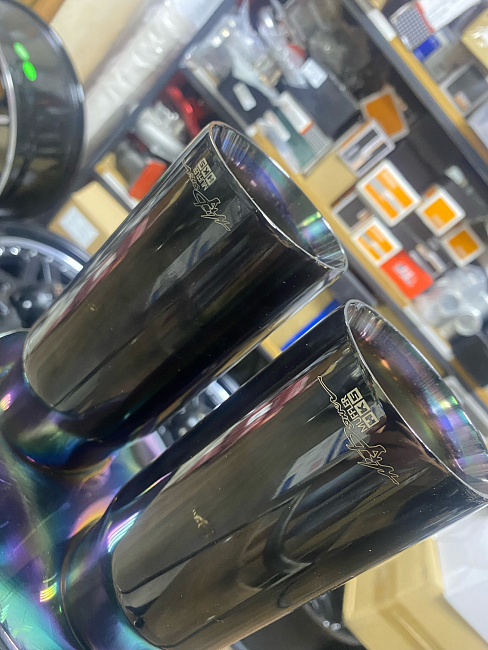 картинка Прямоточная банка HKS JASMA, с двойным выходом. магазин  StreetTuning 